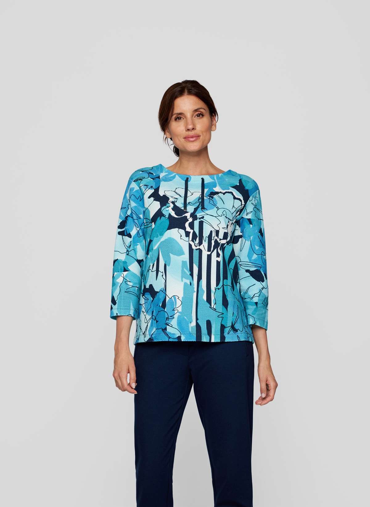 Толстовка Blumensweatshirt fur Damen – Frischer Stil