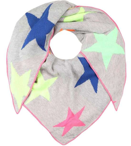 Треугольный шарф с большими звездами "Neon" mit großen Sternen