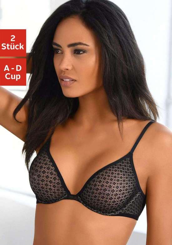 Бюстгальтер-майка на косточках из прозрачного материала.