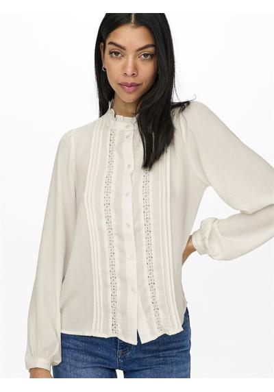 блузка с рюшами ELLIS L/S LACE SHIRT WVN NOOS