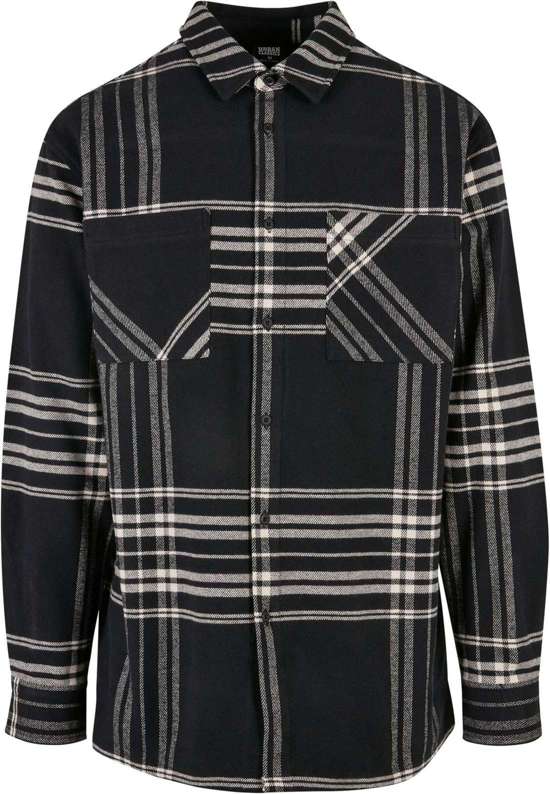 Рубашка с длинным рукавом Urban Classics Herren Long Oversized Checked Summit Shirt