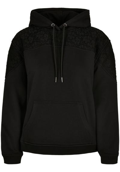 Толстовка с капюшоном Urban Classics Damen Ladies Lace Inset Hoody