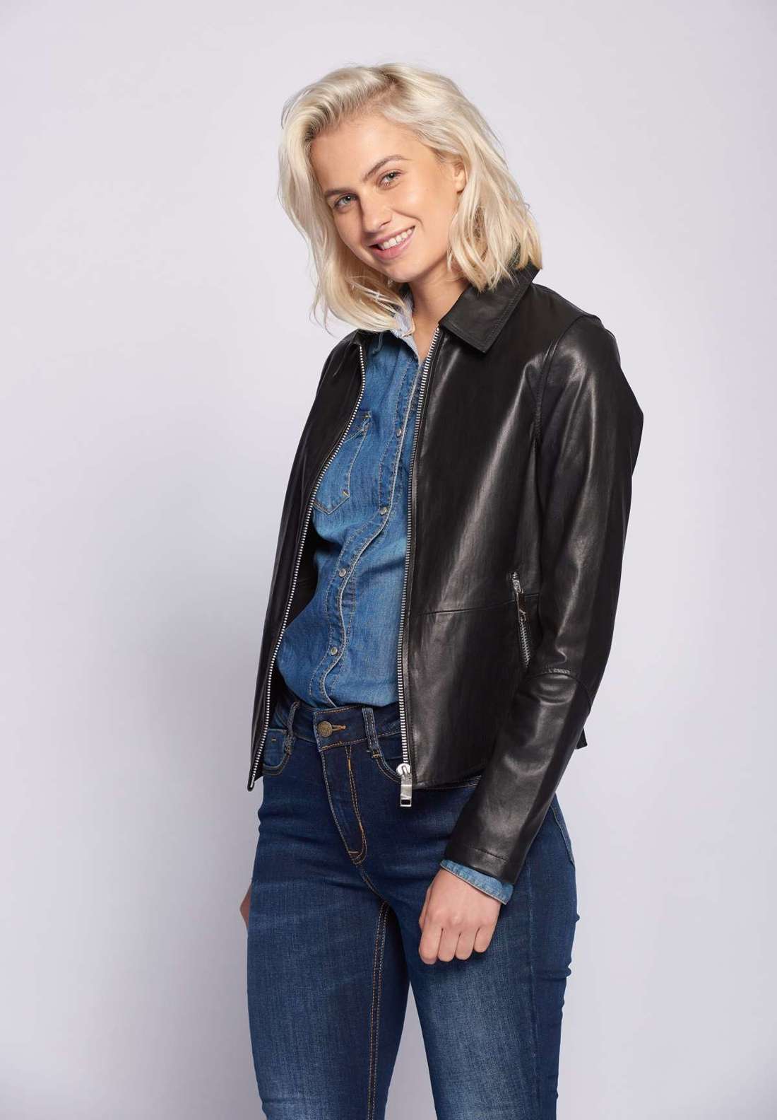 Кожаная куртка Noble