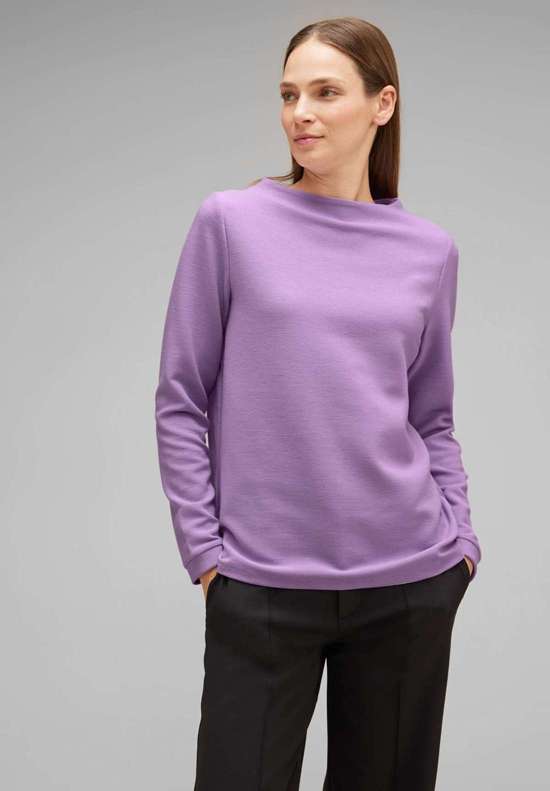 Рубашка с длинным рукавом Feines Langarmshirt LTD QR fine structure turtle neck