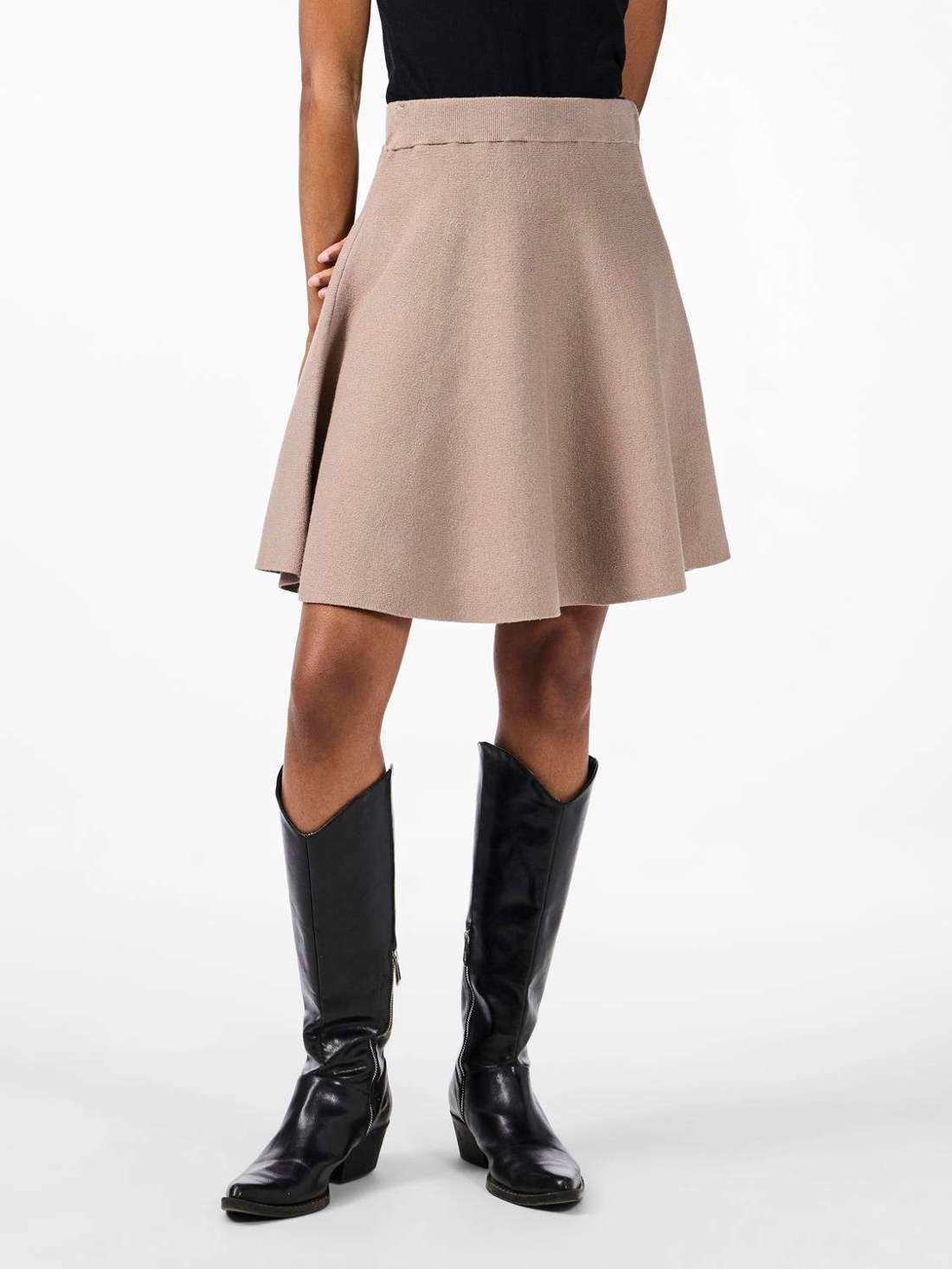 Мини-юбка YASFONNY HW KNIT SKIRT S. NOOS