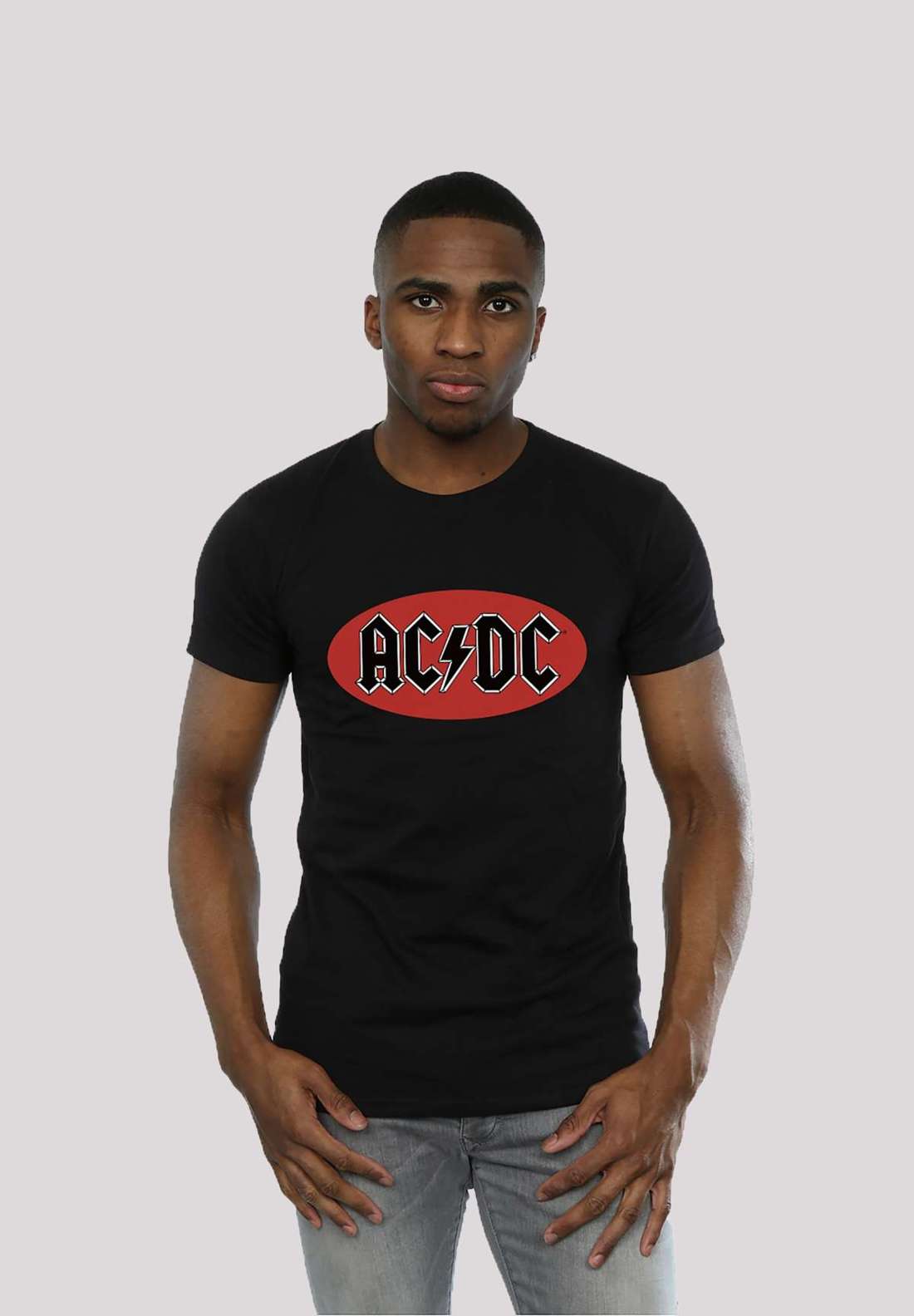 футболка ACDC Red Circle Logo für Kinder & Herren