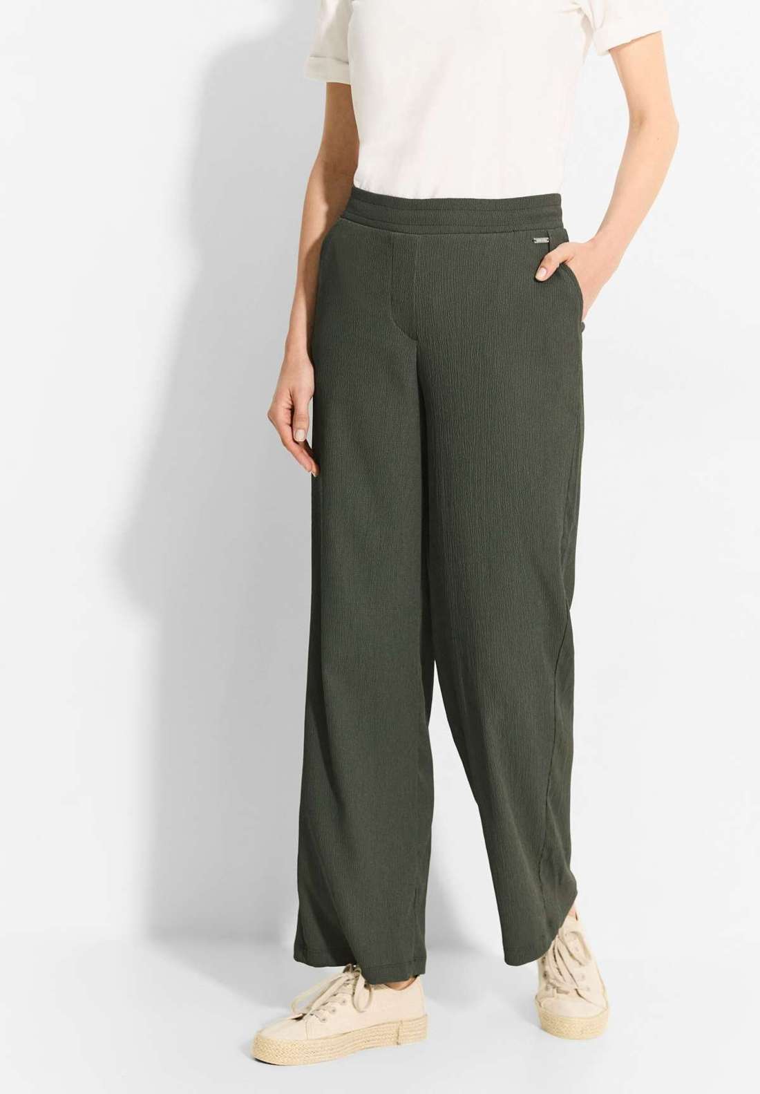 Тканевые брюки свободного кроя