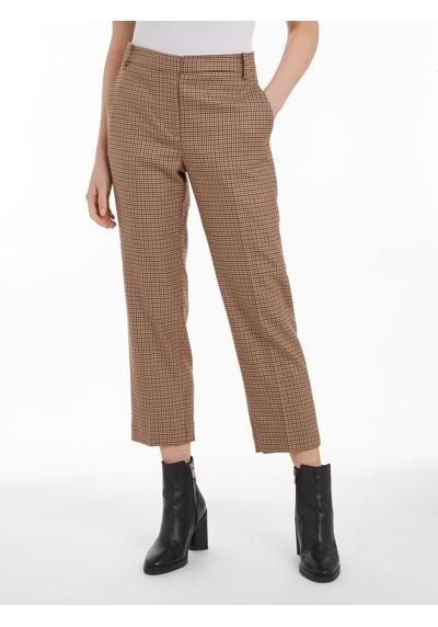 Тканые брюки в клетку CORE CHECK SLIM STRAIGHT PANT