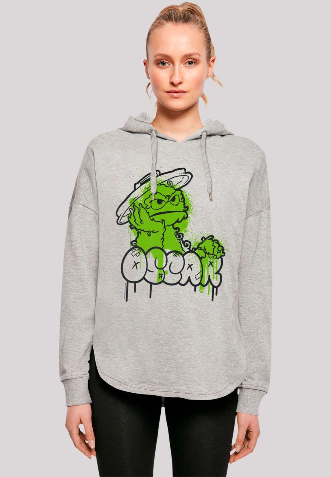 Толстовка с капюшоном Sesamstraße Oscar Graffiti