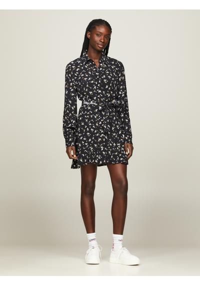 Платье-блузка TJW MINI FLORAL BELTED DRESS EXT