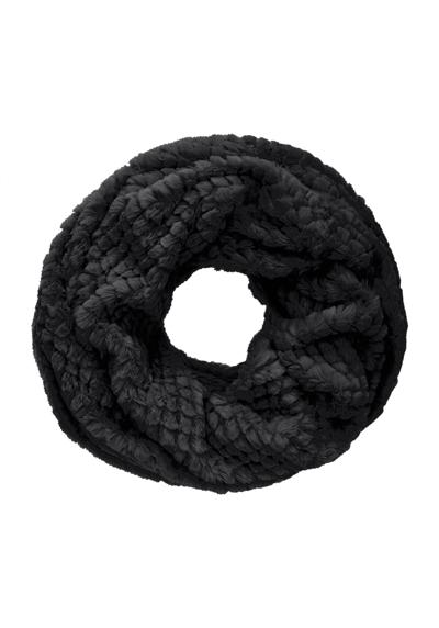 Петля, мягкий материал, объемный флисовый шарф, утеплитель для шеи VEGAN.