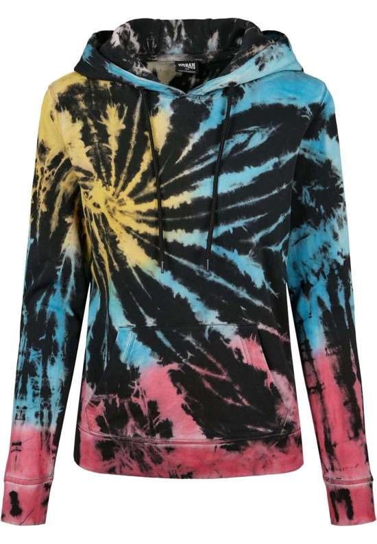 Толстовка с капюшоном Urban Classics Damen Ladies Tie Dye Hoody
