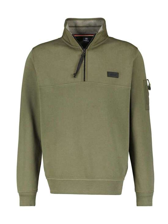 толстовка LERROS Troyer in weicher Sweatqualität