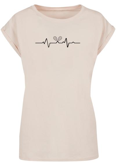 футболка Damen Ladies Tennis Beats Extended Shoulder Tee