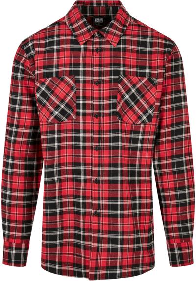 Рубашка с длинным рукавом Urban Classics Herren Checked Roots Shirt