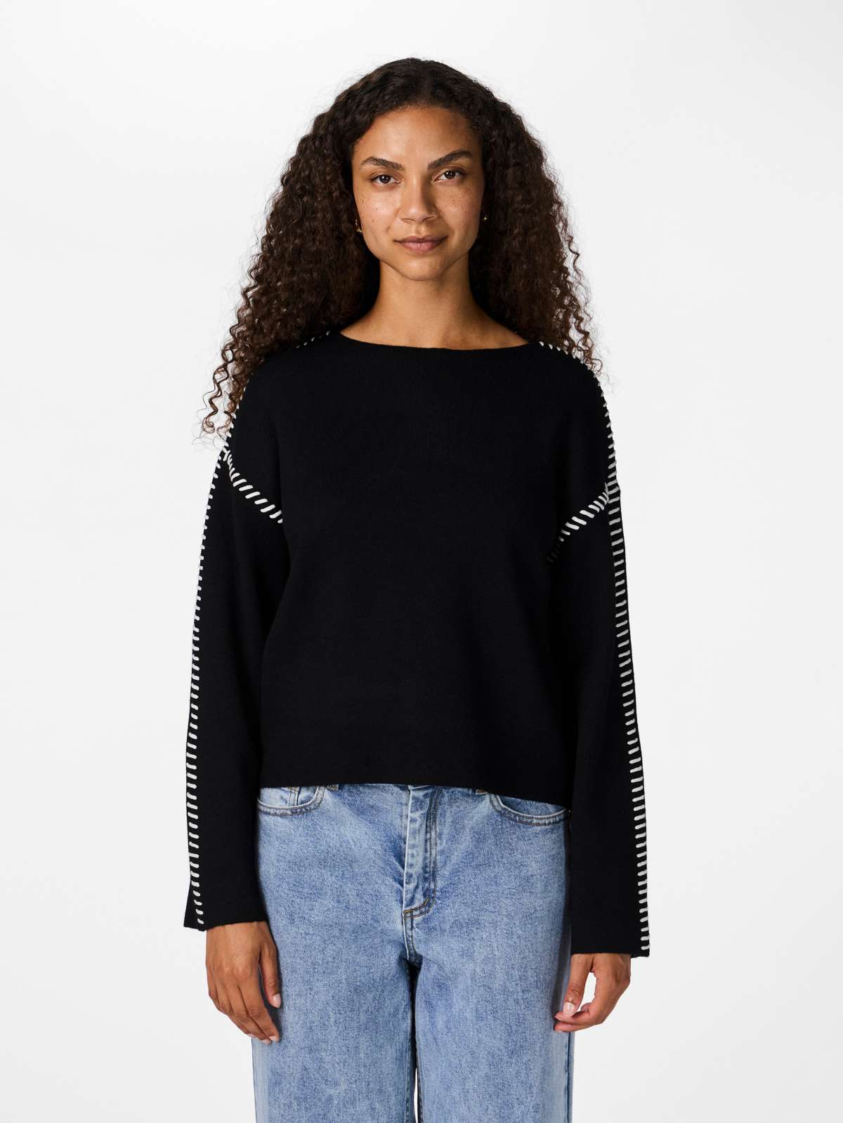 Вязаный свитер YASSTITCHA LS KNIT PULLOVER S. NOOS