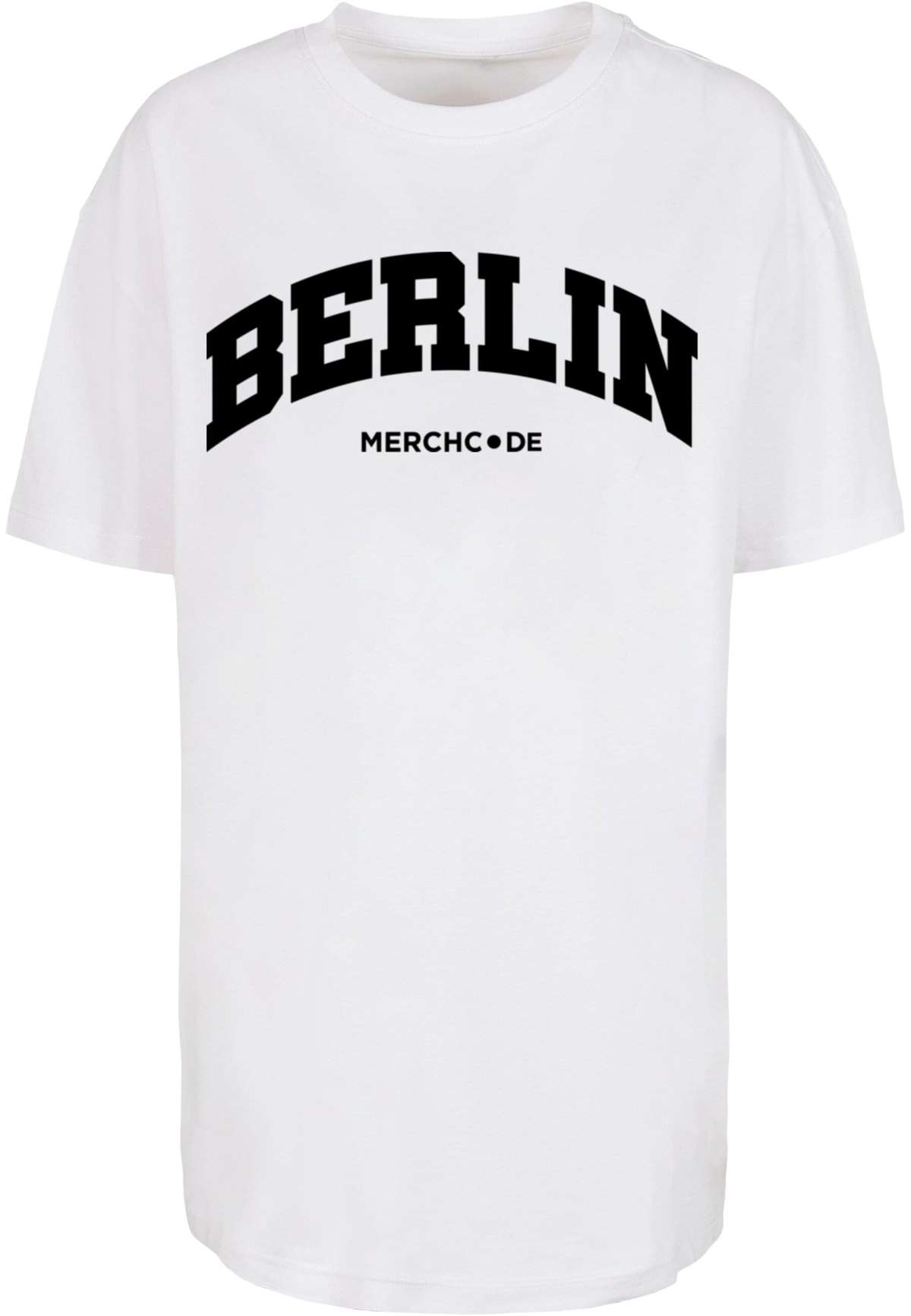 футболка Damen Ladies Berlin Wording - Oversized Boyfriend Tee