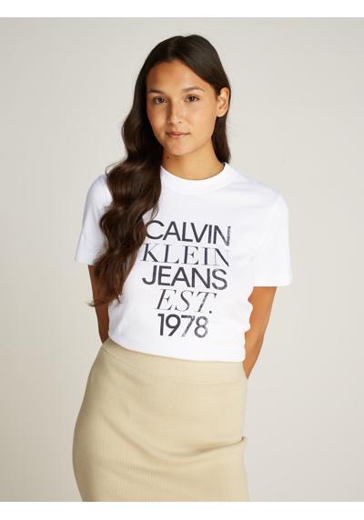 Футболка с логотипом MIXED LOGO REGULAR TEE