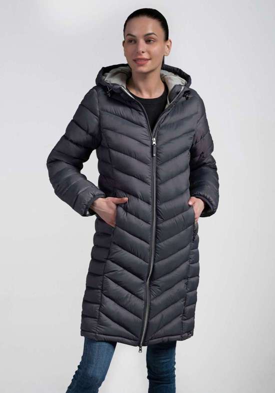 стеганое пальто