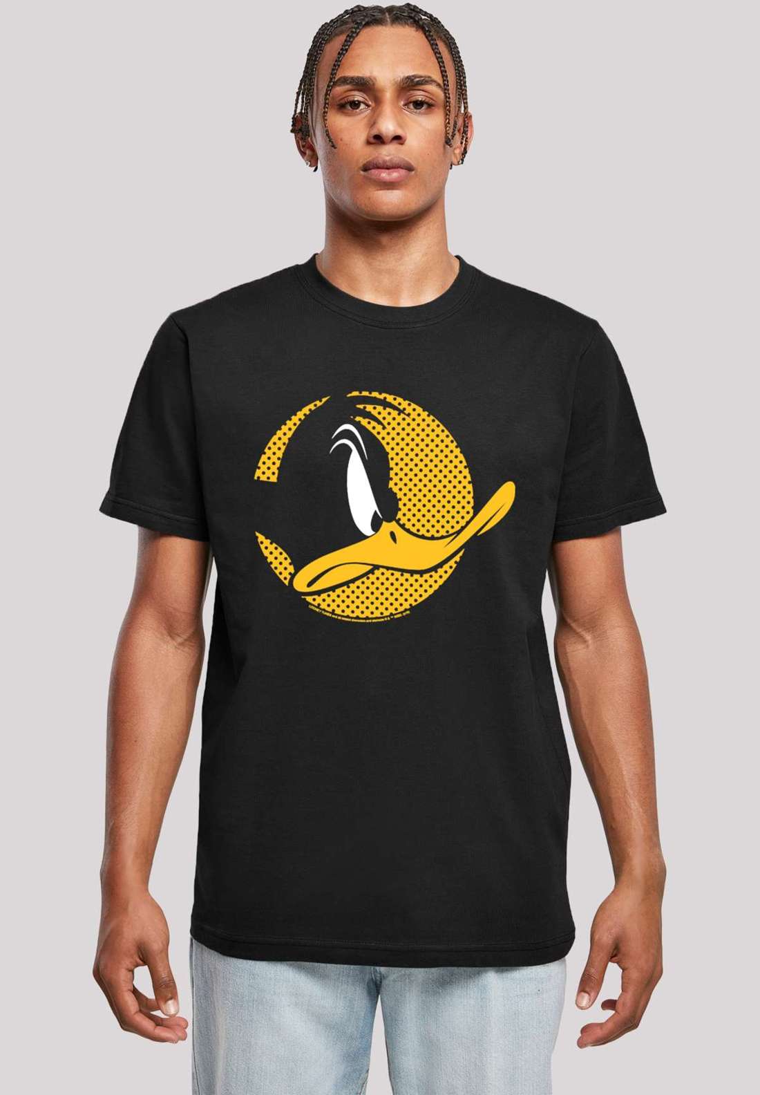 футболка Looney Tunes Daffy Duck Dotted Cartoon Logo
