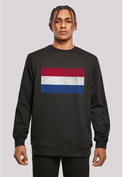 Толстовка с капюшоном Netherlands NIederlande Holland Flagge distressed