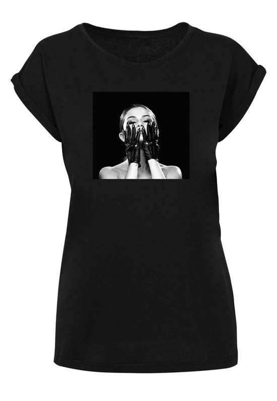 футболка Damen Ladies Selena Gomez Black Gloves Tee