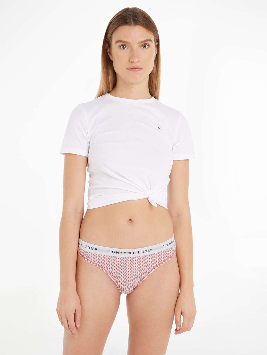 Трусы с надписью-логотипом THONG PRINT