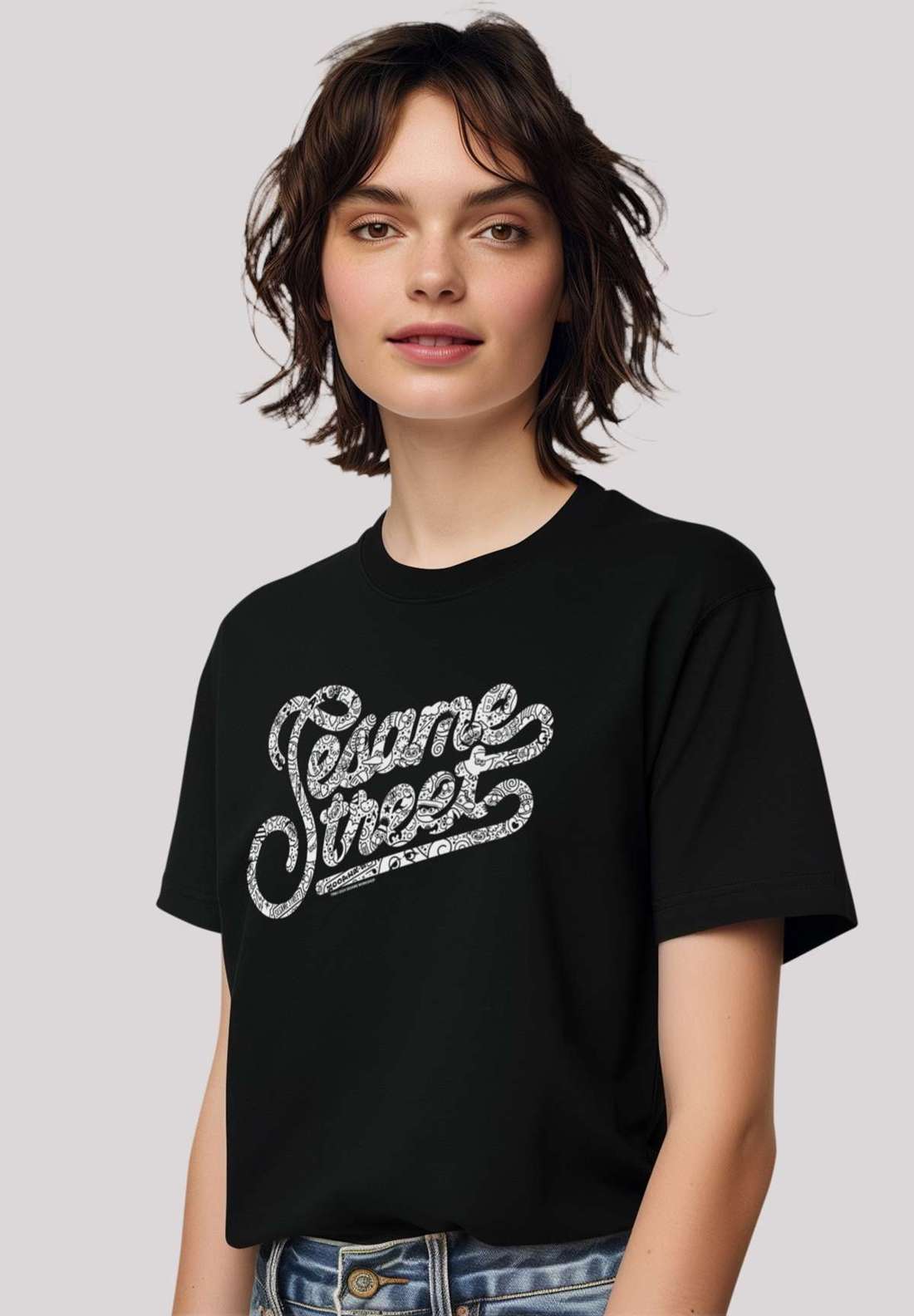 футболка Sesamstraße Lettering