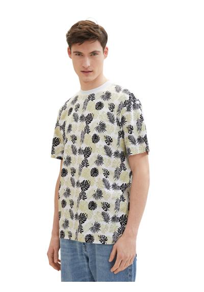 Рубашка с принтом и принтом по всей поверхности