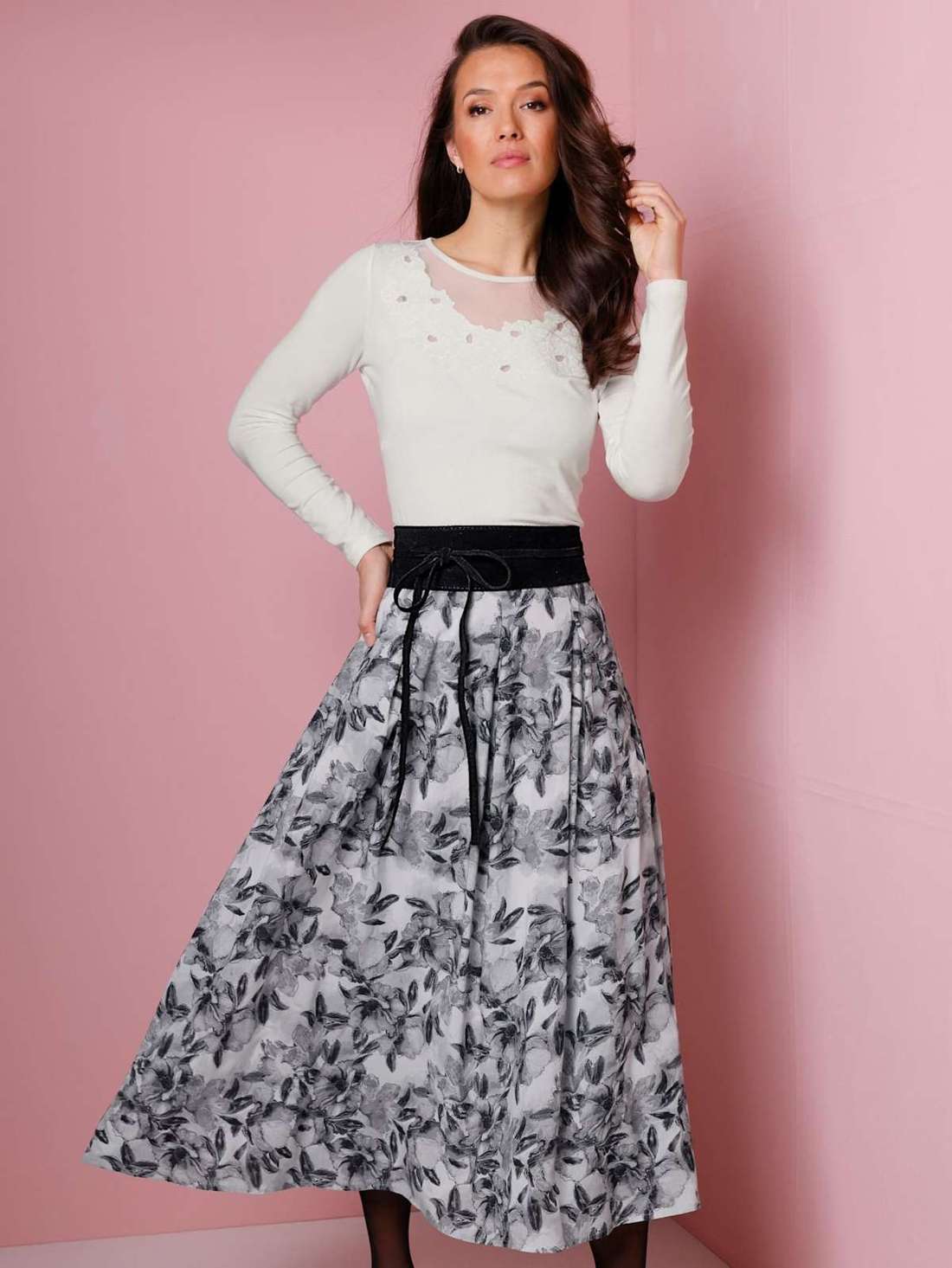 рубашка с круглым вырезом Modal-Shirt