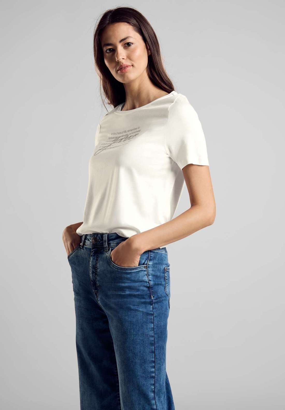 Рубашка с принтом из мягкой смеси хлопка