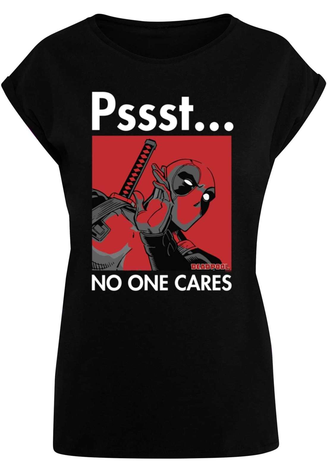 футболка Damen Ladies Deadpool - No One Cares T-Shirt
