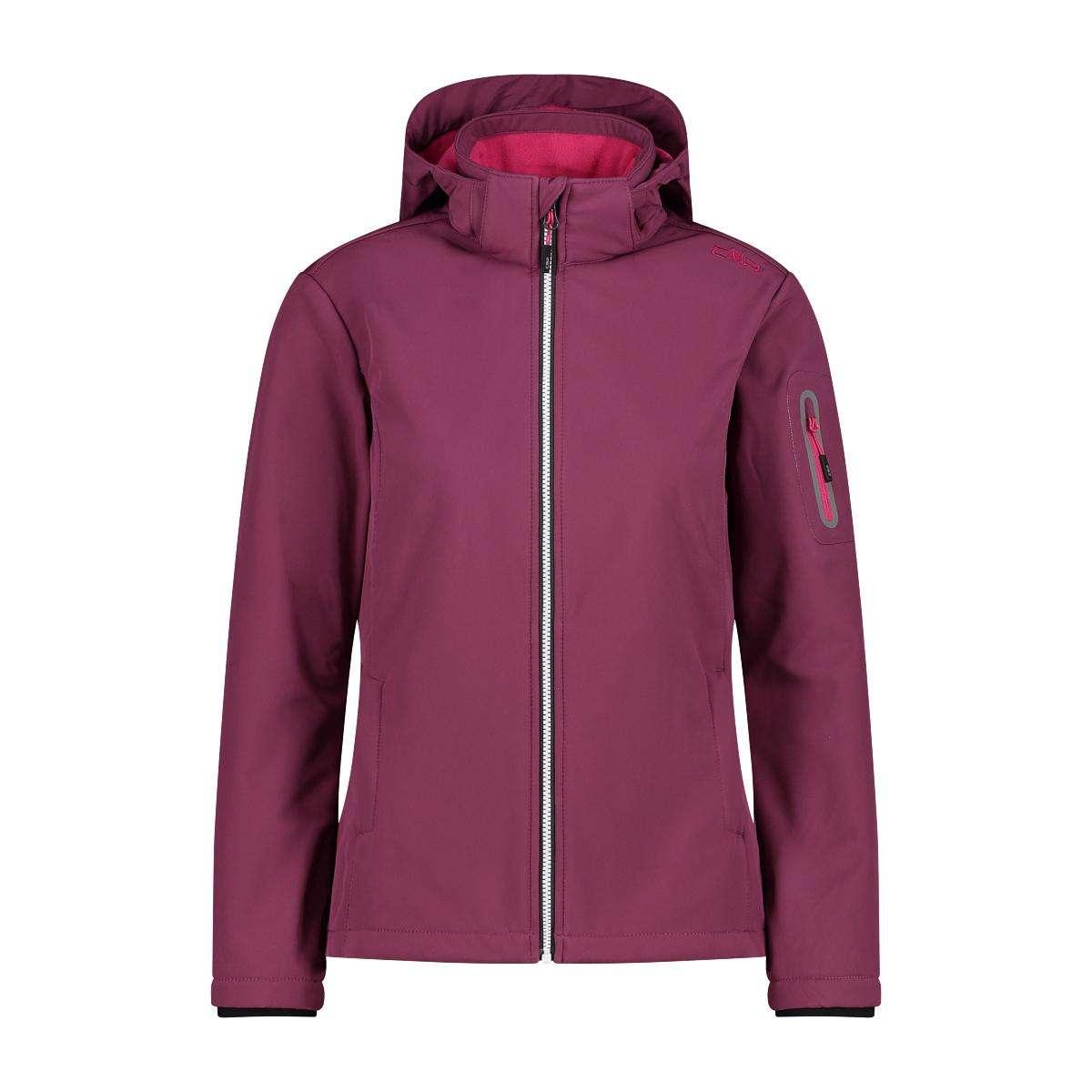 Куртка из софтшелла WOMAN JACKET ZIP HOOD