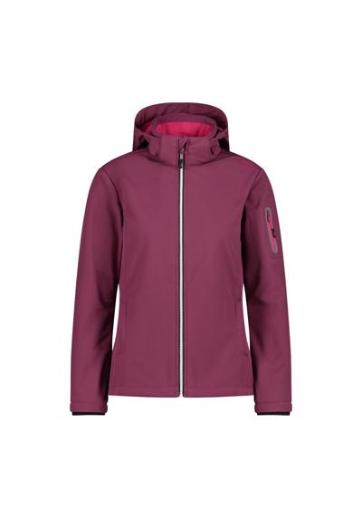 Куртка из софтшелла WOMAN JACKET ZIP HOOD