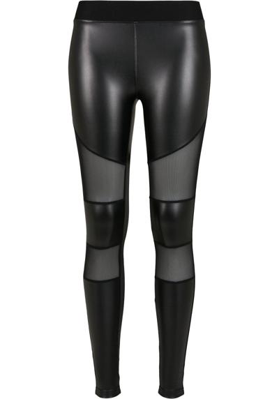 леггинсы Urban Classics Damen Ladies Tech Mesh Faux Leather Leggings