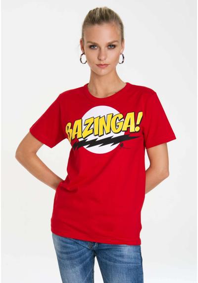 Футболка с лицензионным принтом спереди Bazinga