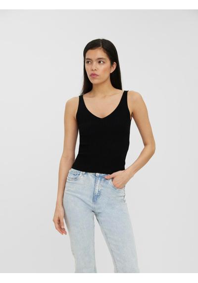 Вязаный топ VMGLORY SL RIB TOP