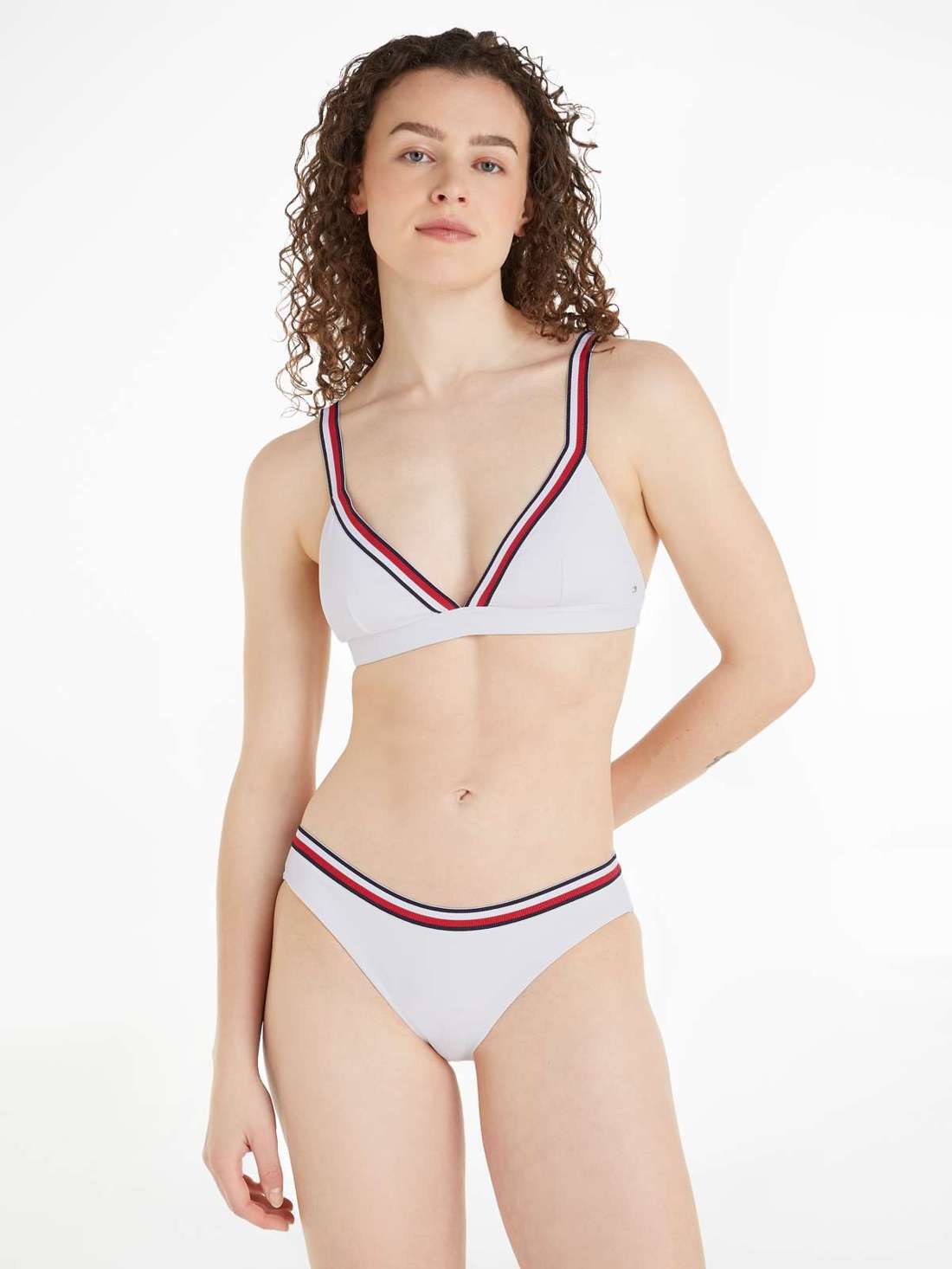 Плавки бикини с поясом с логотипом BIKINI