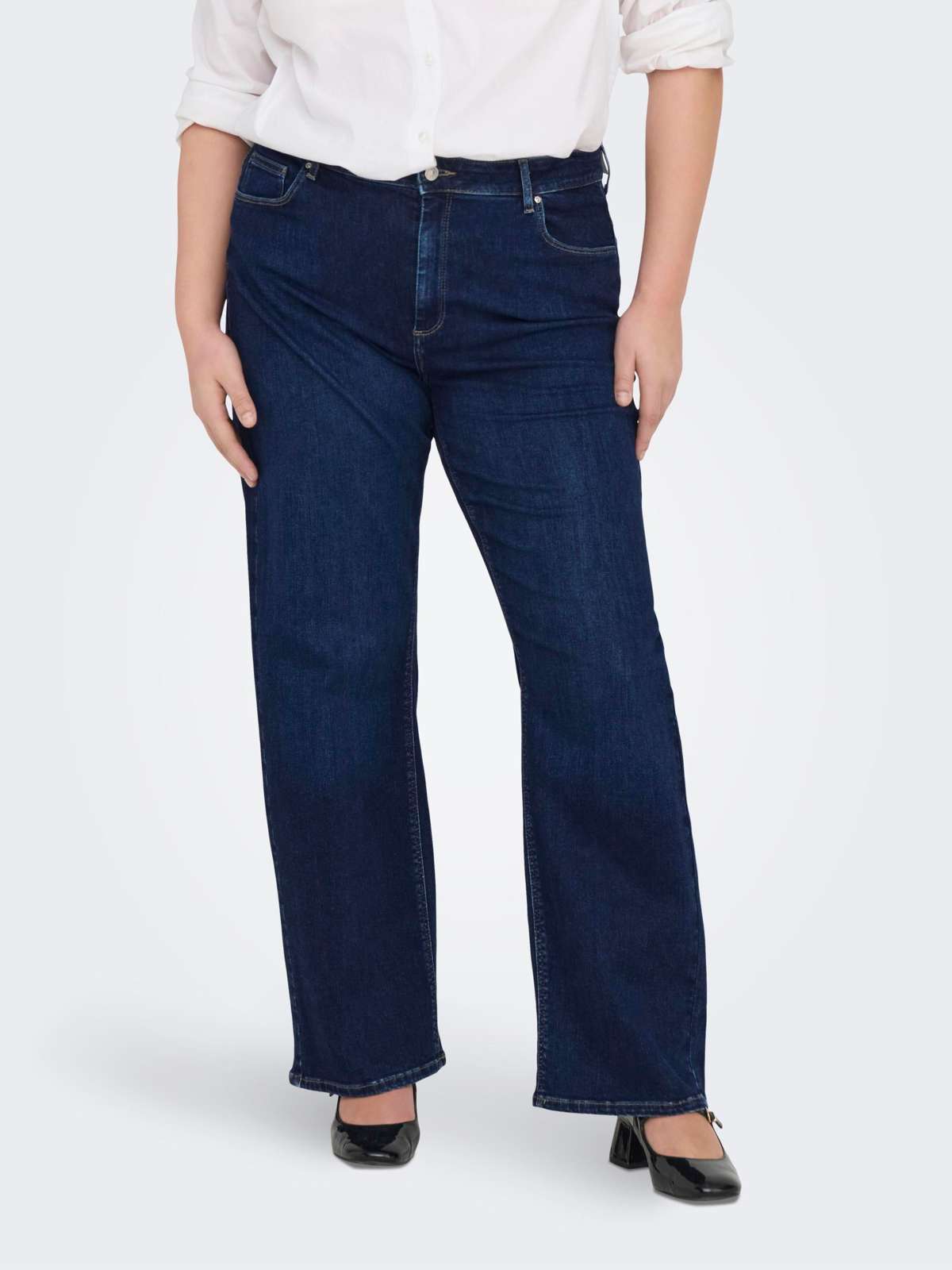 Джинсы с высокой талией CARWILLY HW WIDE JEANS CRO NOOS