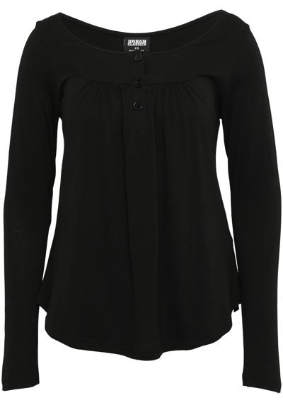 Длинный рукав Urban Classics Damen Ladies Viscose Button Up Longsleeve