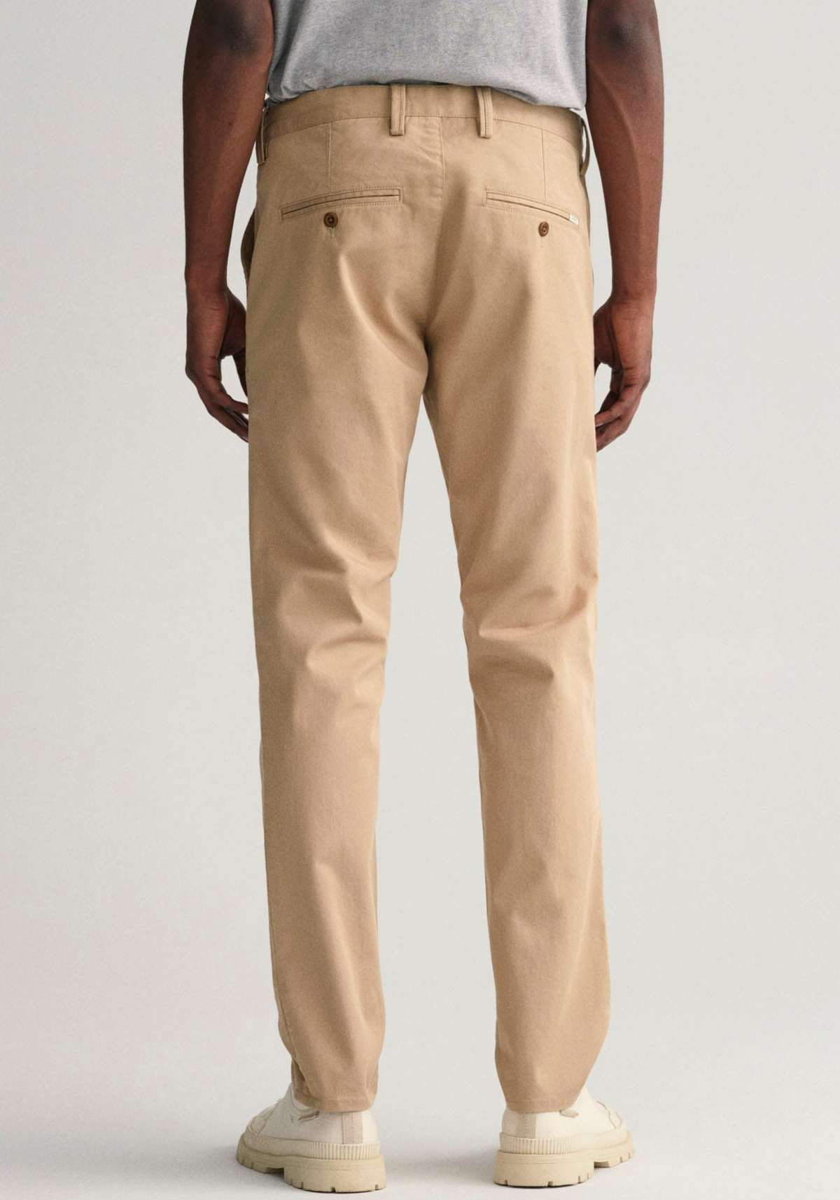 Брюки-чиносы с боковыми карманами на подкладке SLIM TWILL CHINOS