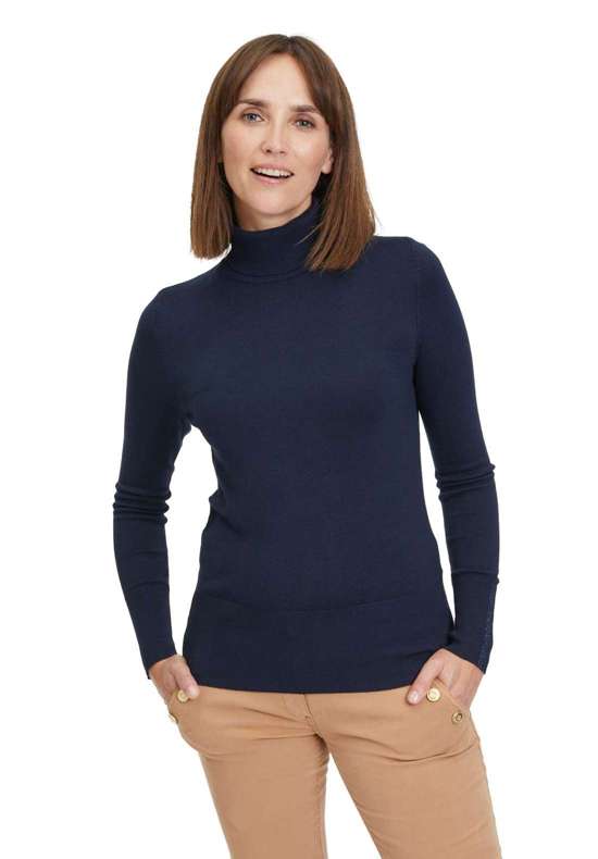 Вязаный свитер Feinstrickpullover mit Lurexkanten