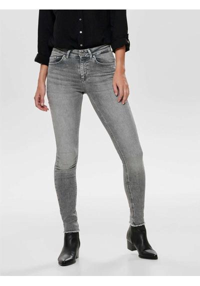 Джинсы скинни с потертым краем ONLBLUSH MID SK ANK RW REA0918 NOOS