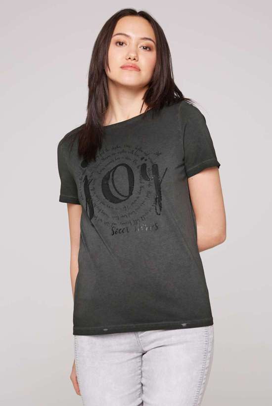 рубашка с круглым вырезом