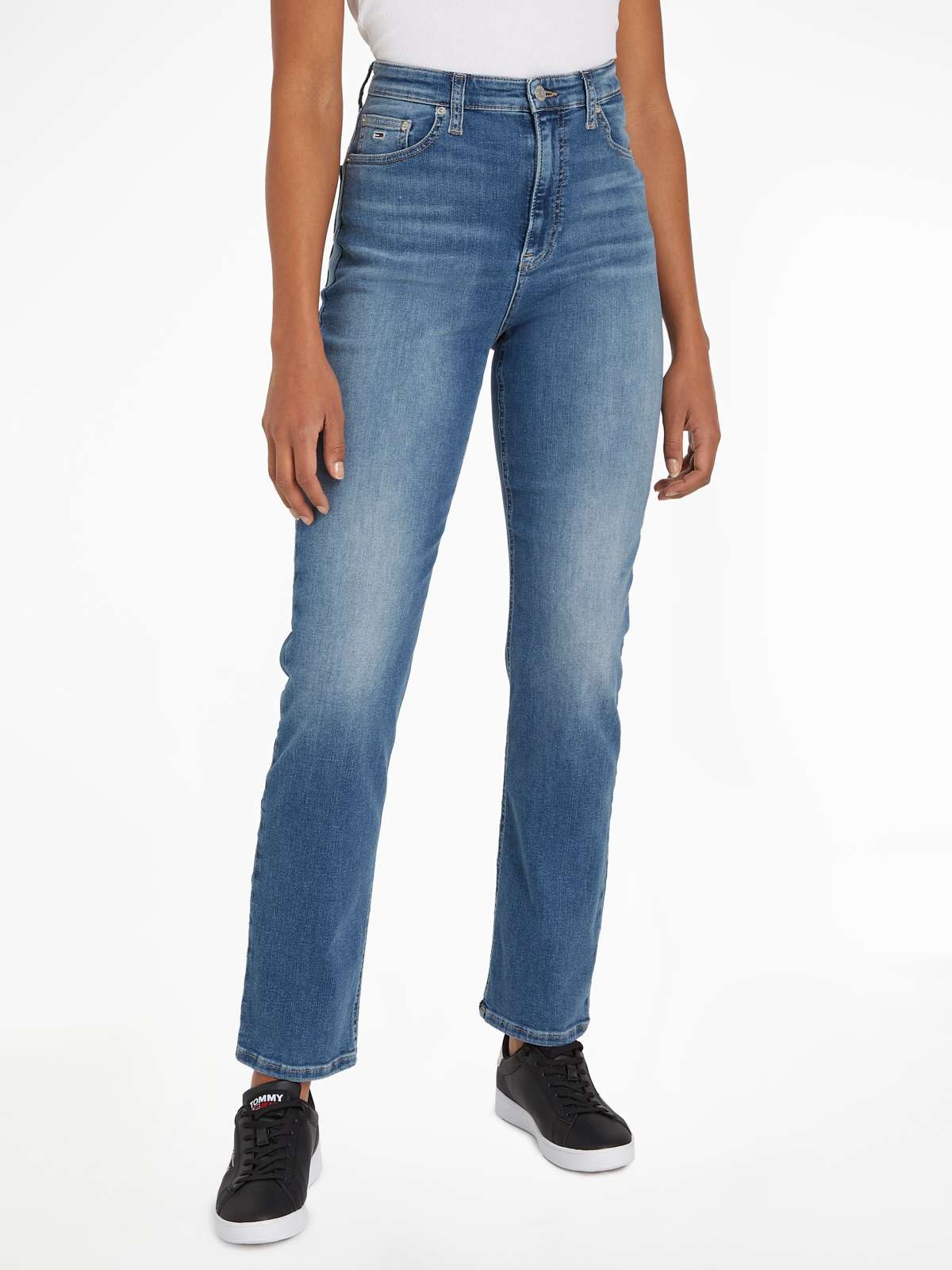 Прямые джинсы Tommy Jeans JULIE - High Waist - Straight Jeans