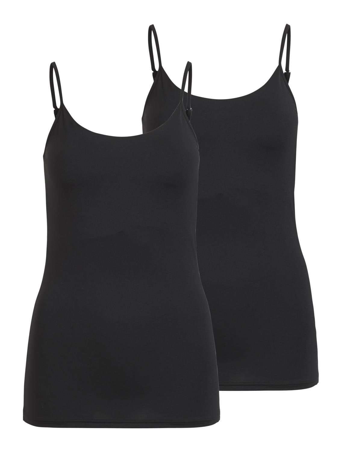 Верх спагетти VISURFACE STRAP TOP NEW 2-PACK - NOOS