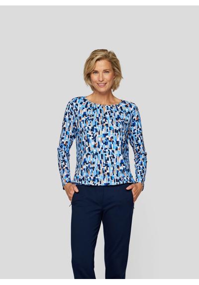 Рубашка с принтом Gemustertes Shirt mit Faltenlegung