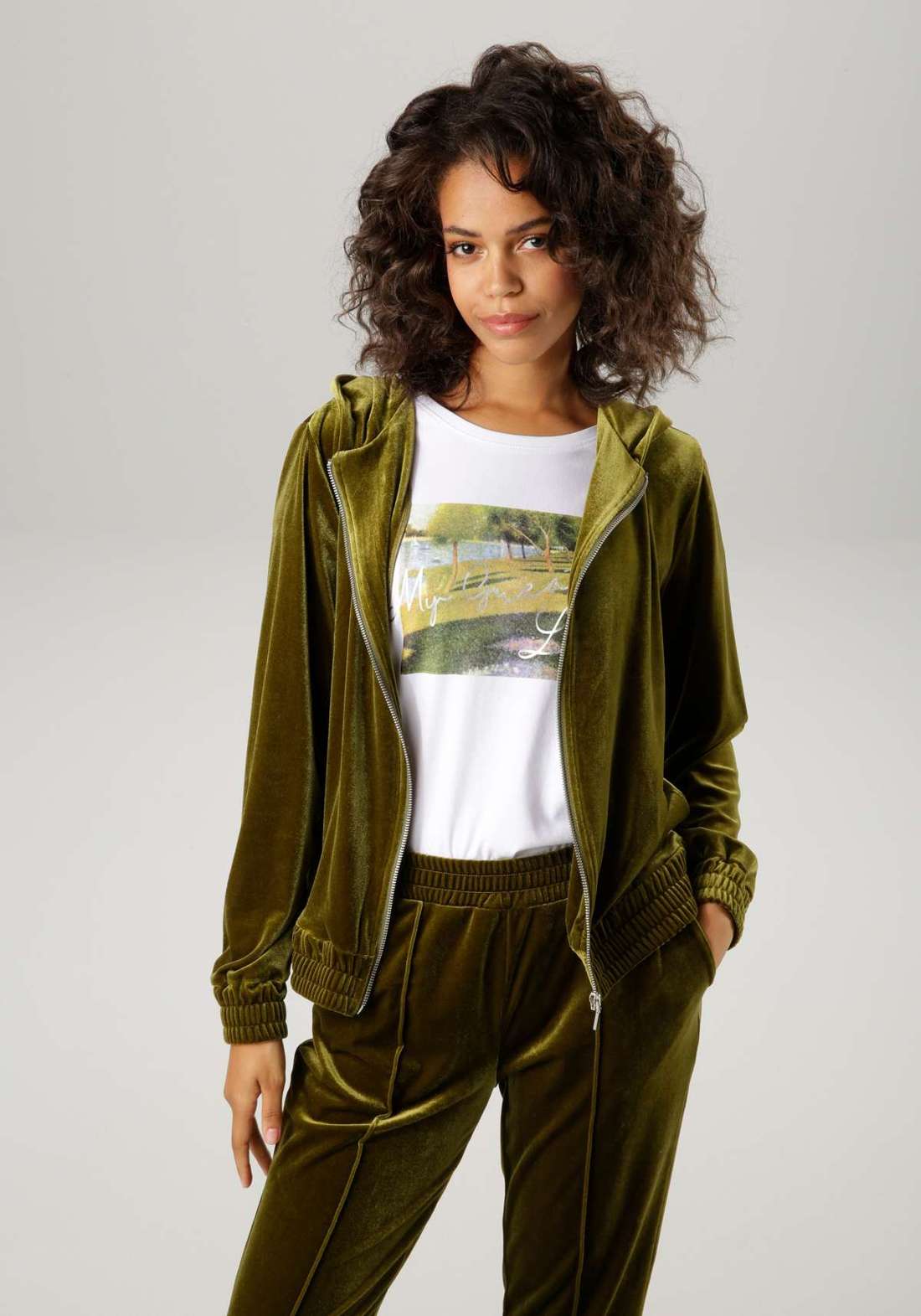 Блузон с капюшоном