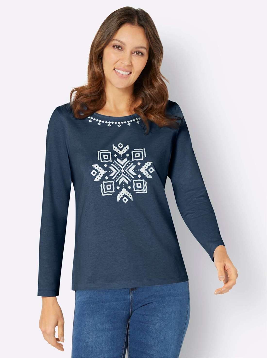 Рубашка с длинным рукавом Langarm-Shirt