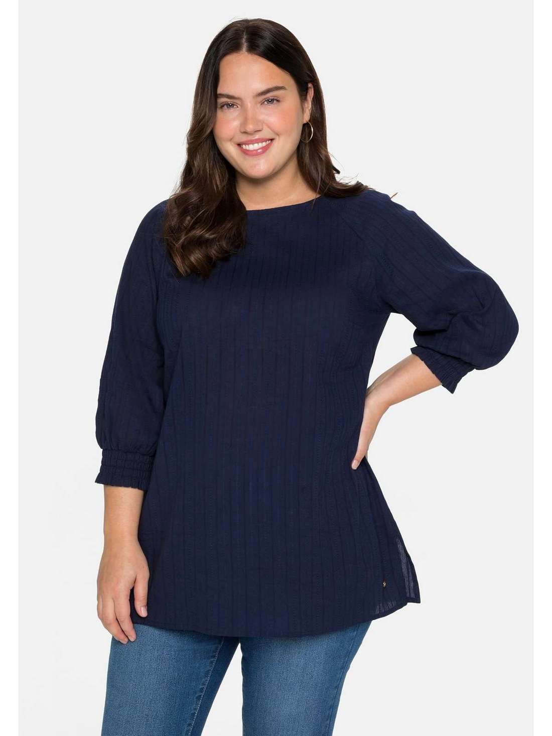 Структурированная качественная туника Große Größen